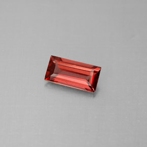 Granato Almandino Rosso naturale da 0.86 ct, Taglio a baguette, VS