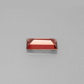 Granato Almandino Rosso naturale da 0.86 ct, Taglio a baguette, VS