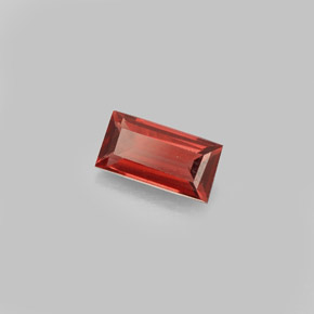 Granato Almandino Rosso arancione naturale da 1.17 ct, Taglio a baguette, VS