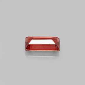 Granato Almandino Rosso arancione naturale da 1.17 ct, Taglio a baguette, VS