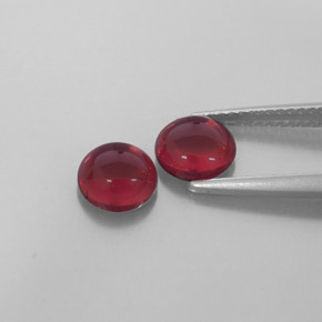 Granato almandino naturale rosso da  ct, trasparente, trasparente/traslucido