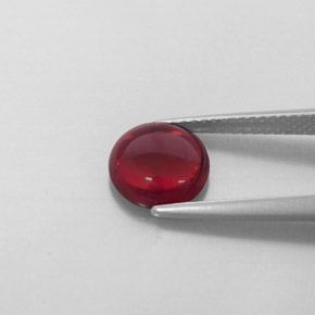 Granato Almandino Rosso scuro naturale da 2.36 ct, Trasparente, Trasparente/Traslucido