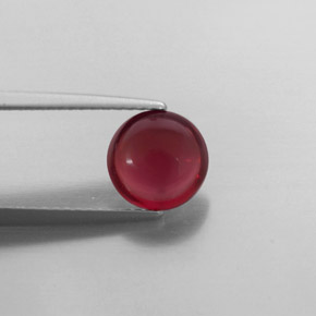 Granato almandino rosso intenso naturale da 2,32 ct, trasparente, trasparente/traslucido