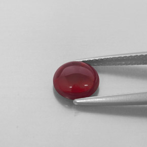 Granato almandino naturale rosso da 1,68 ct, trasparente, trasparente/traslucido