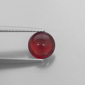 Granato Almandino Rosso scuro naturale da 1.68 ct, Trasparente, Trasparente/Traslucido