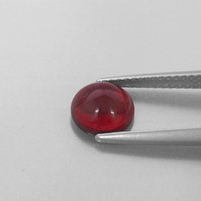Granato Almandino Rosso scuro naturale da 1.68 ct, Trasparente, Trasparente/Traslucido