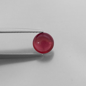 Granato almandino naturale rosso da 1,40 ct, trasparente, trasparente/traslucido