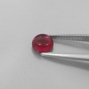 Granato almandino naturale rosso da 1,40 ct, trasparente, trasparente/traslucido