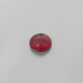 Granato almandino rosso intenso naturale da 0,98 ct, trasparente, trasparente/traslucido