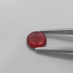 Granato almandino naturale rosso da 0,95 ct, trasparente, trasparente/traslucido