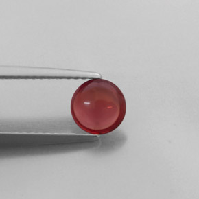 Granato almandino naturale rosso da 0,95 ct, trasparente, trasparente/traslucido