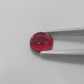 Granato Almandino Rosso scuro naturale da 0.82 ct, Trasparente, Trasparente/Traslucido