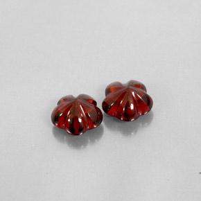 Granato almandino naturale rosso da 3,57 ct, trasparente, trasparente/traslucido