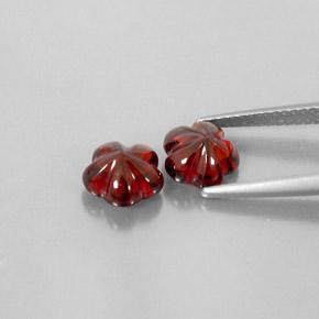 Granato almandino naturale rosso da 3,57 ct, trasparente, trasparente/traslucido