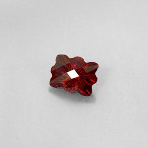 Granato Almandino Rosso scuro naturale da 1,87 ct, Trasparente, Trasparente/Traslucido