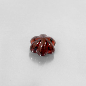 Granato Almandino Rosso scuro naturale da 2.63 ct, Trasparente, Trasparente/Traslucido