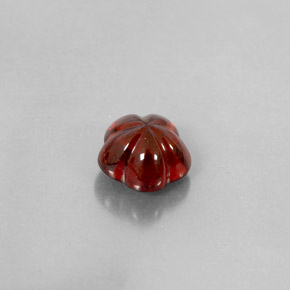 Granato almandino naturale rosso da 3,15 ct, trasparente, trasparente/traslucido