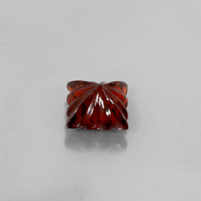 Granato almandino naturale rosso da 3,15 ct, trasparente, trasparente/traslucido