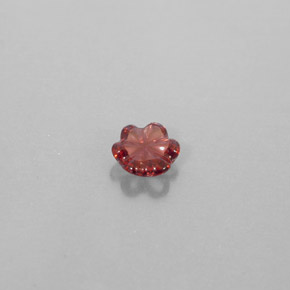Granato Almandino Rosso scuro naturale da 0.61 ct, Trasparente, Trasparente/Traslucido
