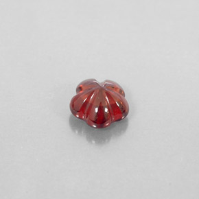 Granato almandino naturale rosso da 1,83 ct, trasparente, trasparente/traslucido