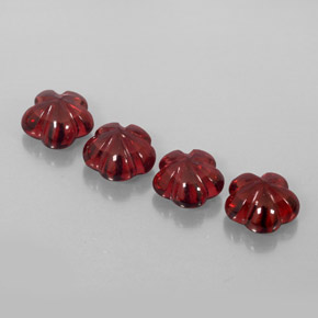 Granato almandino naturale rosso da  ct, trasparente, trasparente/traslucido
