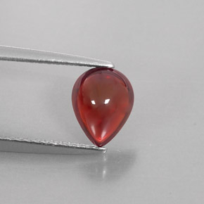 Granato Almandino Rosso scuro naturale da 1.46 ct, Trasparente, Trasparente/Traslucido