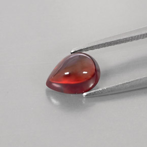 Granato Almandino Rosso scuro naturale da 1.46 ct, Trasparente, Trasparente/Traslucido