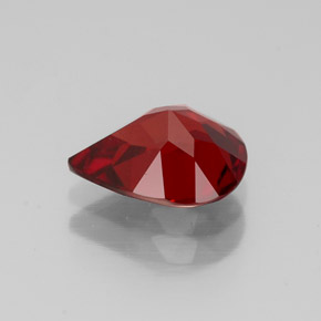 Granato almandino naturale rosso da 1,84 ct, taglio a pera, VS