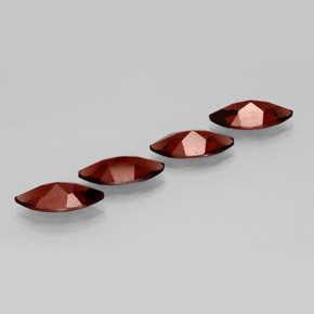 Granato almandino naturale rosso da  ct, marchesa, VVS-VS