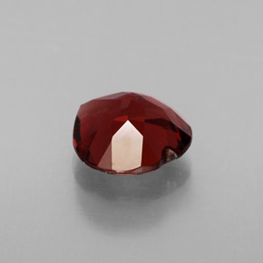 Granato almandino naturale rosso da 1,50 ct, a forma di cuore, VVS