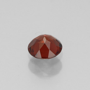 Granato Almandino Rosso naturale da 0.52 ct, Taglio rotondo, VVS-VS