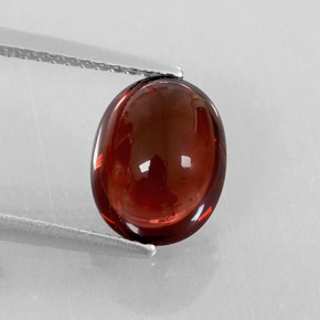 Granato almandino naturale rosso da 3,38 ct, trasparente, trasparente/traslucido