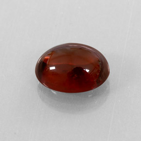 Granato almandino naturale rosso da 3,38 ct, trasparente, trasparente/traslucido