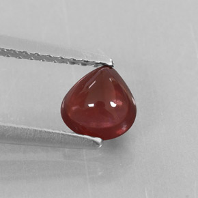 Granato Almandino Rosso scuro naturale da 0.70 ct, Trasparente, Trasparente/Traslucido