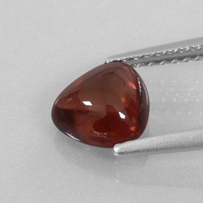 Granato almandino naturale rosso da 1,47 ct, trasparente, trasparente/traslucido