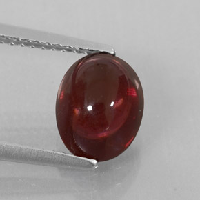 Granato almandino naturale rosso da 2,94 ct, trasparente, trasparente/traslucido
