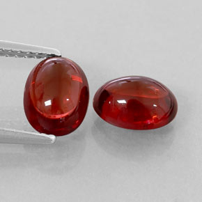 Gemme di Granato Almandino Rosso scuro naturale da  ct, Trasparente, Trasparente/Traslucido