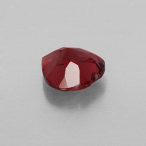 Granato almandino naturale rosso da 1,55 ct, a forma di cuore, VVS-VS
