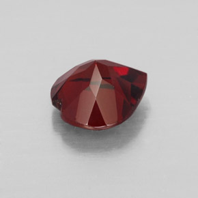 Granato almandino naturale rosso da 1,48 ct, a forma di cuore, VVS-VS