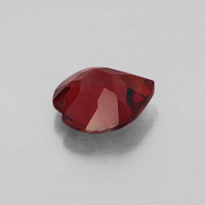 Granato almandino naturale rosso da 1,35 ct, a forma di cuore, VVS-VS