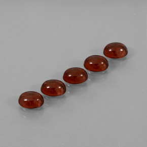 Gemme di Granato Almandino Rosso naturale da  ct, Taglio ovale, Trasparente