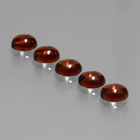 Gemme di Granato Almandino Rosso naturale da 2.64 ct, Taglio ovale, Trasparente