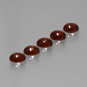 Gemme di Granato Almandino Rosso naturale da 2.58 ct, Taglio ovale, Trasparente