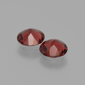 Granato almandino naturale rosso da  ct, taglio rotondo, VS