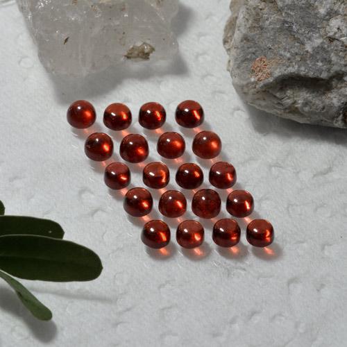 Gemme di Granato Almandino Vino Rosso Profondo naturale da 4.61 ct, Taglio rotondo, Trasparente