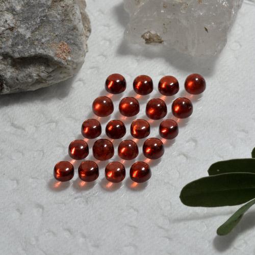 Gemme di Granato Almandino Vino Rosso Profondo naturale da 4.61 ct, Taglio rotondo, Trasparente
