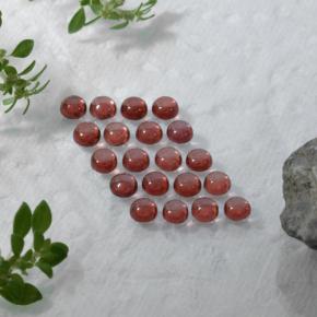 Gemme di Granato Almandino Rosso naturale da 3.24 ct, Taglio rotondo, Trasparente