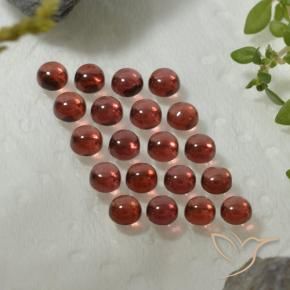 Gemme di Granato Almandino Vino rosso naturale da 3.99 ct, Rotondo, Trasparente