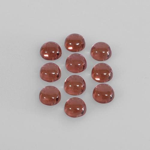 Granato almandino naturale rosso da 1,85 ct, taglio rotondo, trasparente