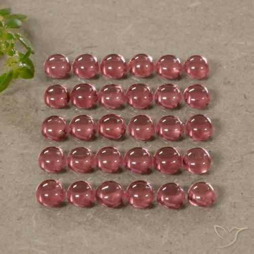 5.33ctw Naturale Rosso scuro Granato Almandino, Rotondo, Trasparente